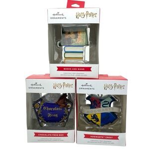 Hallmark x Harry Potter Wizarding World Christmas Ornament Lot New